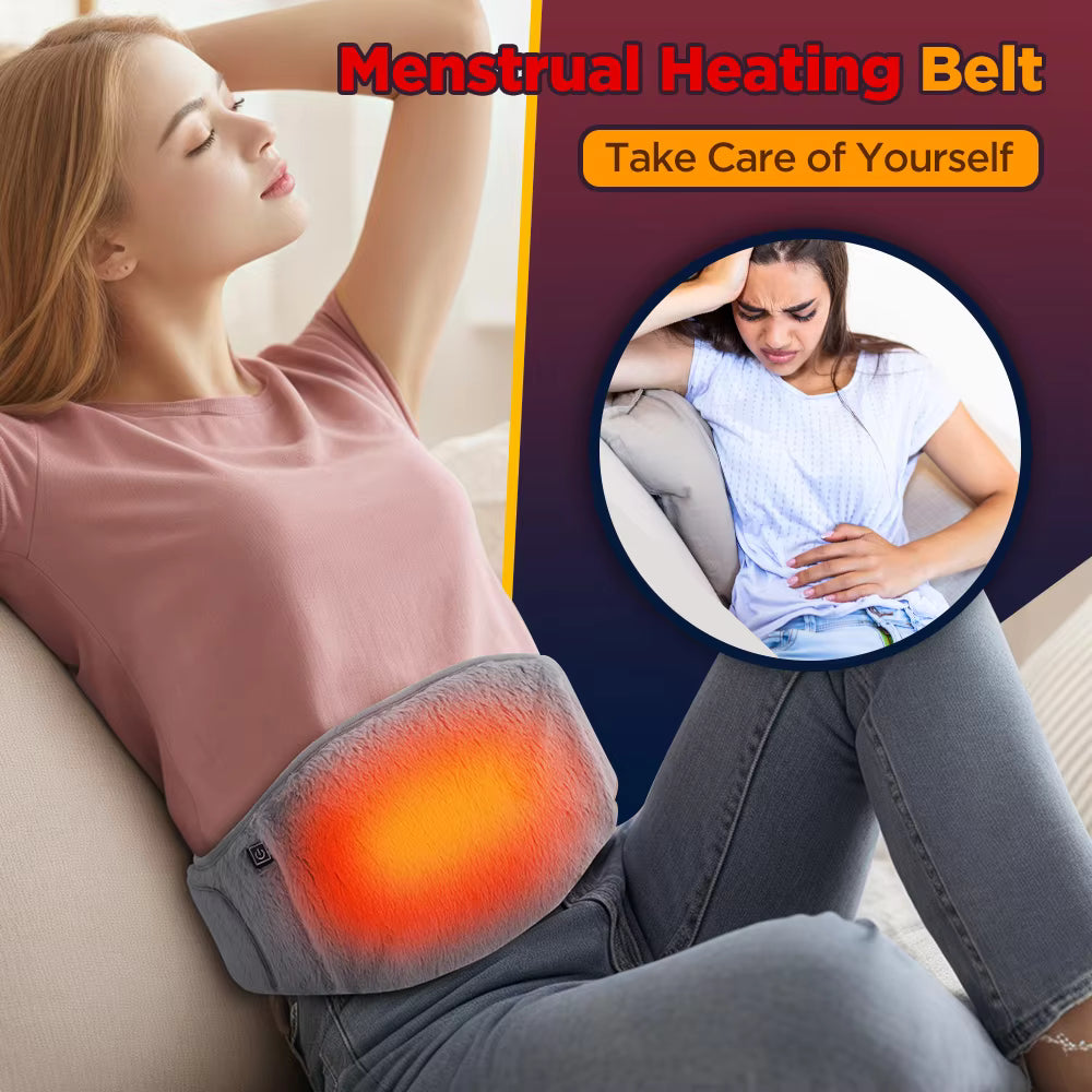 3-in-1 USB Electric Heating Abdomen & Hand Warmer Belt