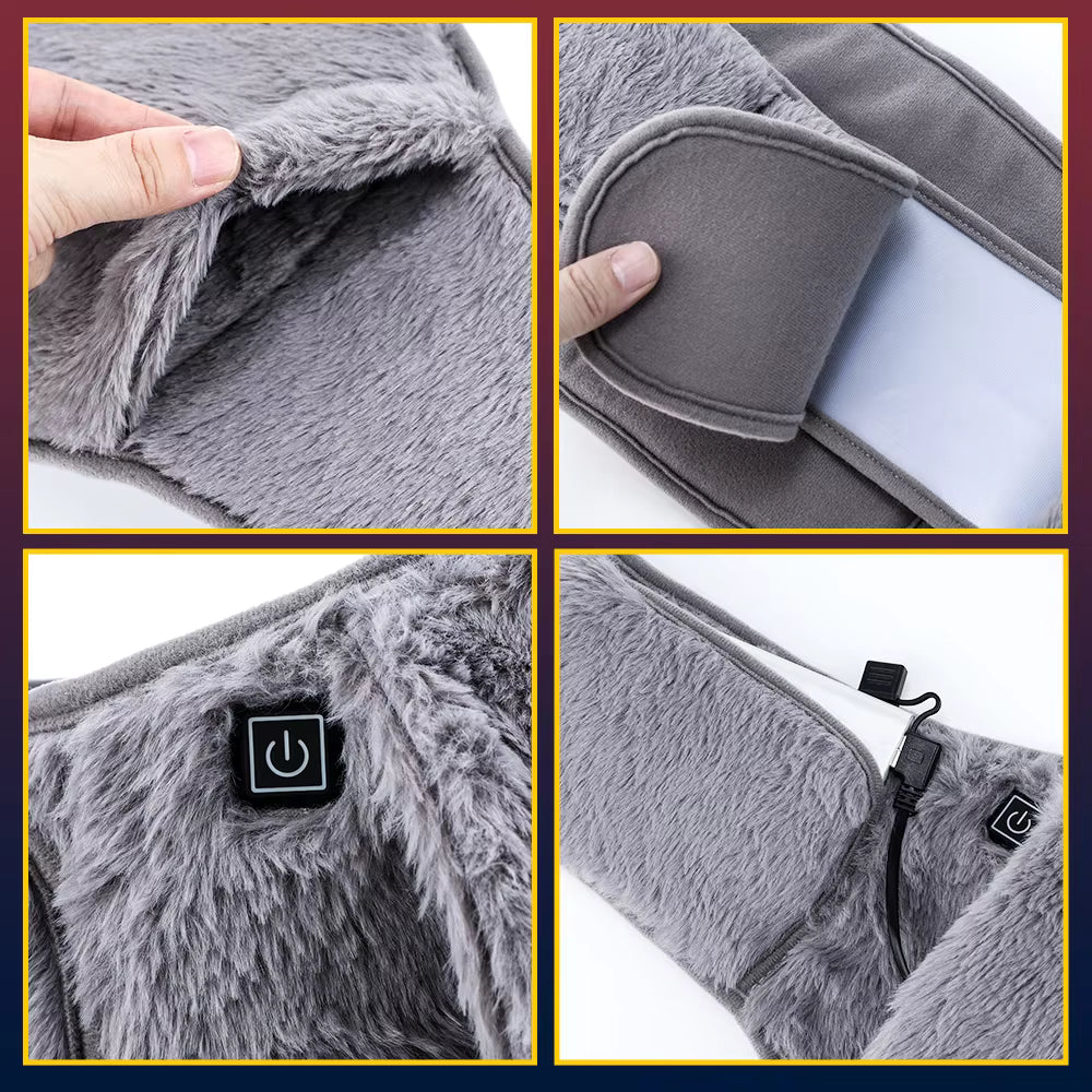 3-in-1 USB Electric Heating Abdomen & Hand Warmer Belt