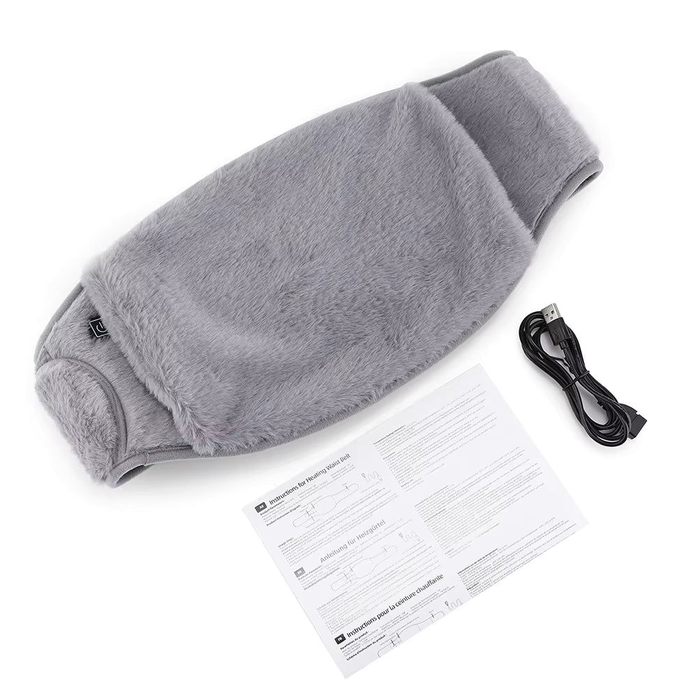 3-in-1 USB Electric Heating Abdomen & Hand Warmer Belt