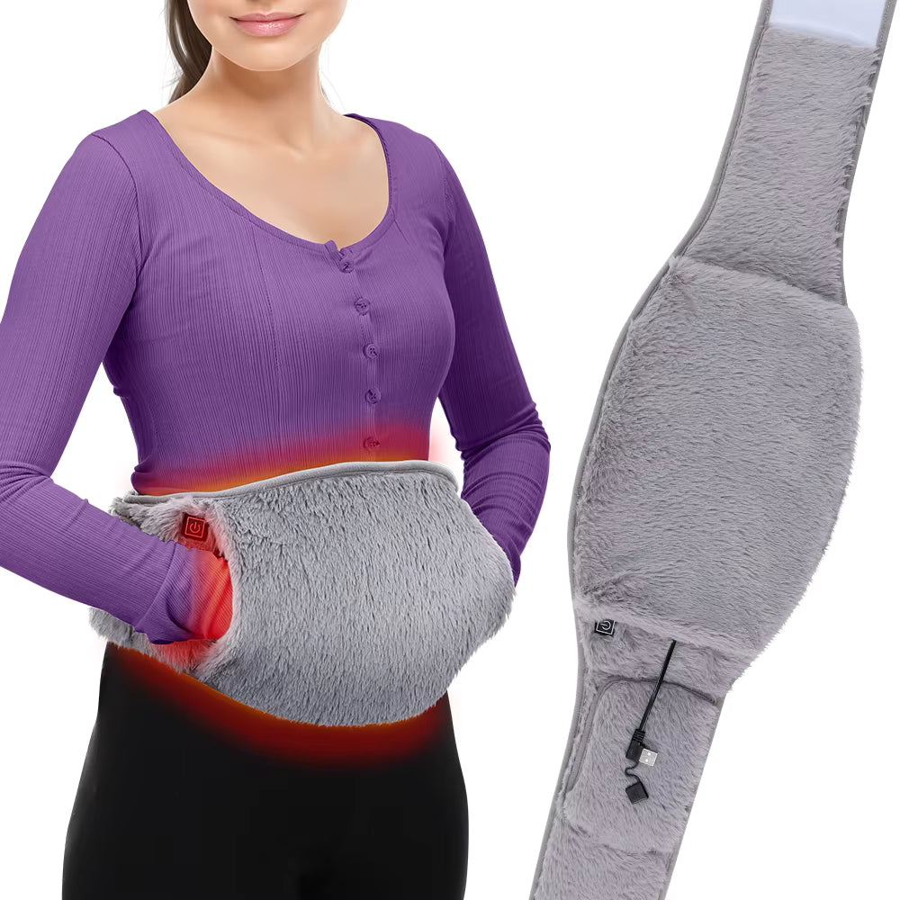3-in-1 USB Electric Heating Abdomen & Hand Warmer Belt